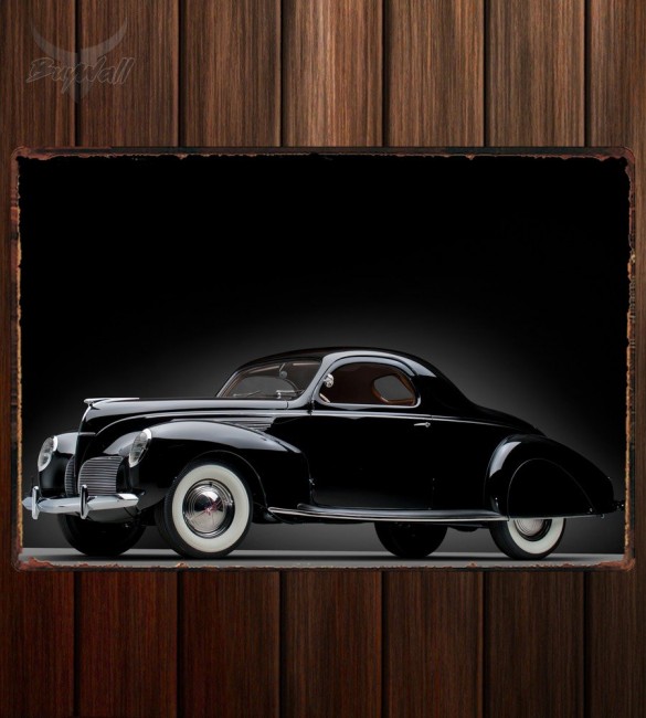 Металлическая табличка Lincoln Zephyr Coupe 397 Металлическая табличка Lincoln Zephyr Coupe 397